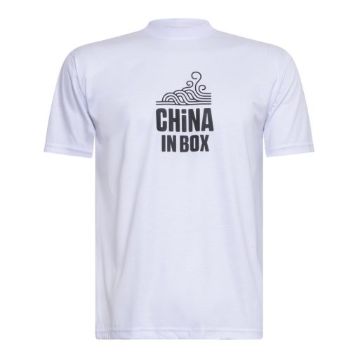 CAMISETA BRANCA ATENDENTE CHINA IN BOX