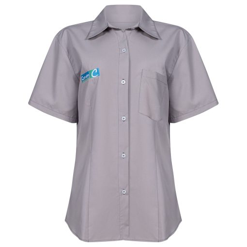 CAMISA CINZA FEMININA - LIMPEZA CONVÉM