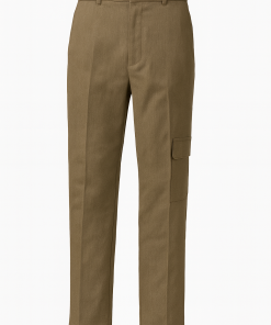 CALÇA MASCULINA BEGE AREIA M/E, BOLSO CARGO L/E, MANUTENÇÃO E LIMPEZA EXTERNA, TAUA JP