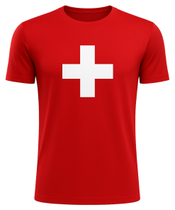 CAMISETA MASCULINA DRY FIT POLIAMIDA VERMELHA M/C, GUARDA VIDAS, TAUA JP