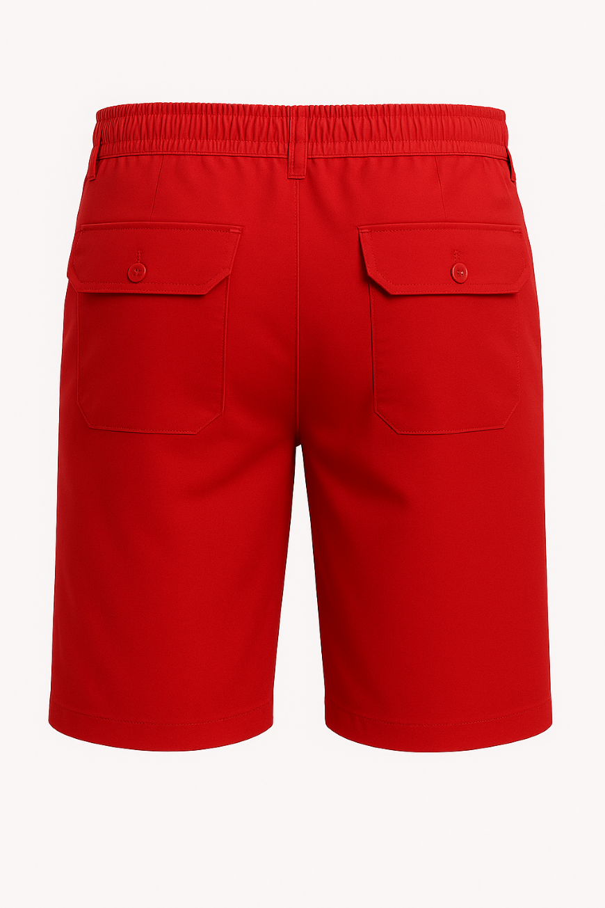 BERMUDA FEMININA M/E, TACTEL VERMELHO, GUARDA VIDAS, TAUA JP - Imagem 2