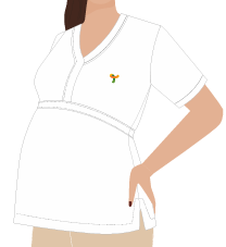 BATA BRANCA, GESTANTE, TAUA JP