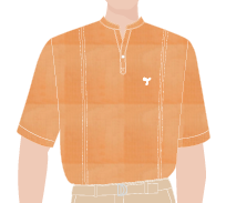 BATA MASCULINA LARANJA MESCLA, LOJA, TAUA JP