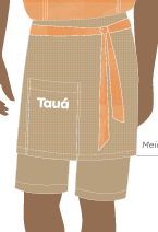 BERMUDA MASCULINA CAQUI M/E, RESTAURANTE PRINCIPAL E KIDS BAR E GARÇOM, TAUA JP