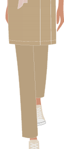 CALÇA FEMININA CAQUI, BAR, TAUA JP