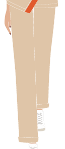 CALÇA FEMININA EMOZIONE AREIA M/E, AGENTE DE SERVIÇOS GERAIS, TAUA JP