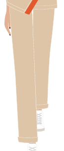 CALÇA FEMININA EMOZIONE AREIA M/E, AGENTE DE SERVIÇOS GERAIS, TAUA JP