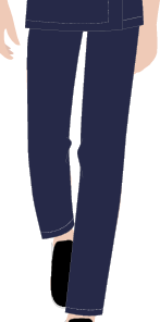 CALÇA MASCULINA AZUL MARINHO M/E, CHEFE DE COZINHA, TAUA JP