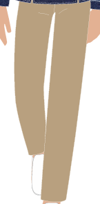 CALÇA FEMININA CAQUI, 1 BOLSO EMBUTIDO L/D, 1 BORD L/D, RESTAURANTE PRINCIPAL E KIDS MAITRE, TAUA JP