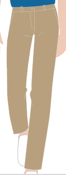 CALÇA MASCULINA CAQUI, MENOR APRENDIZ, ESTAGIARIO, TAUA JP