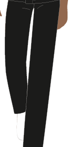 CALÇA MASCULINA PRETA, NIGORI GARÇOM, TAUA JP