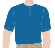 CAMISETA POLO MASCULINO AZUL MESCLA, GOLA CARECA, FALSO PAPTE, EXTRAS, TAUA JP