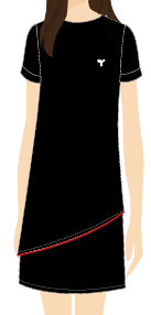 VESTIDO PRETO, NIGORI HOSTESS, TAUA JP